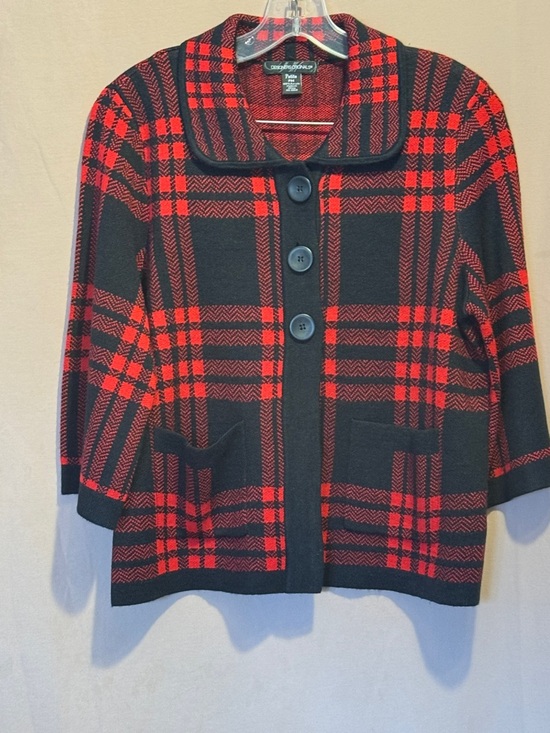 Designers Originals Sweaters - Designers Originals plaid sweater
